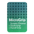 Green MicroGrip - Portable Microfiber Screen Cleaner & Non-Slip Device Grip (2.4"x1.6")
